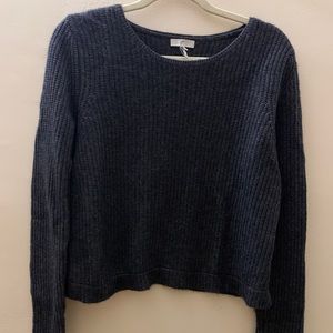 Simple Grey Joie cropped sweater